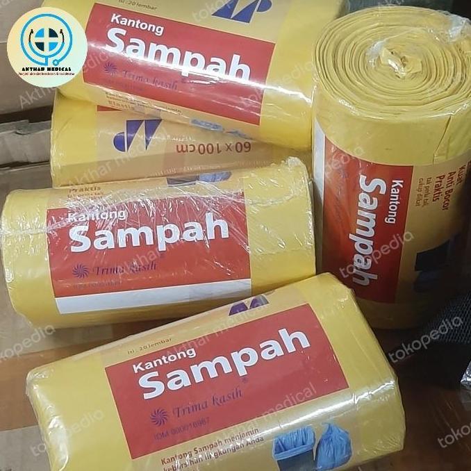 kantong plastik sampah 60x100cm isi 20pc