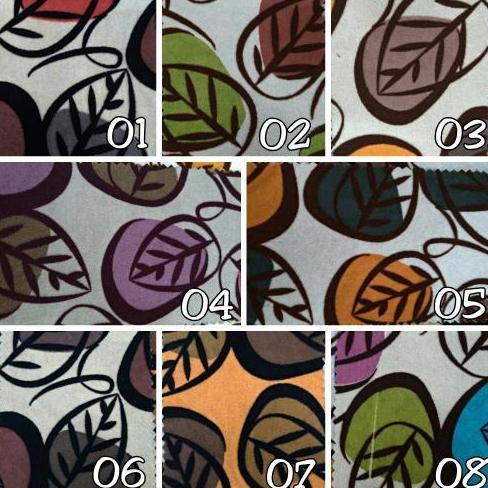 Kain Sofa / Jok / Kursi Admiral Motif Daun - Lovina