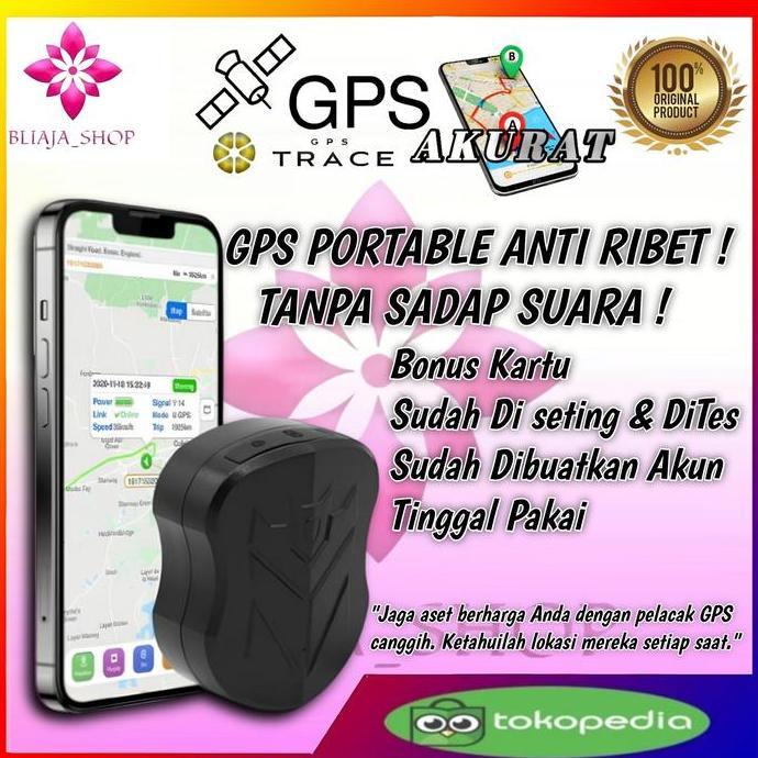 NEW BLIAJA_SHOP GPS TRACKER SJ-915 PORTABLE PELACAK MOBIL MOTOR MAGNET  BATERAI TAHAN 2 MINGGU ANTI 
