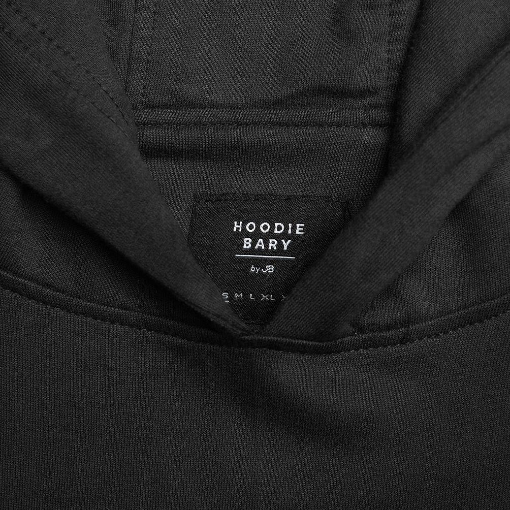 HEMAT JB - Hoodie Bary Black | Jaket Hoodie Pria