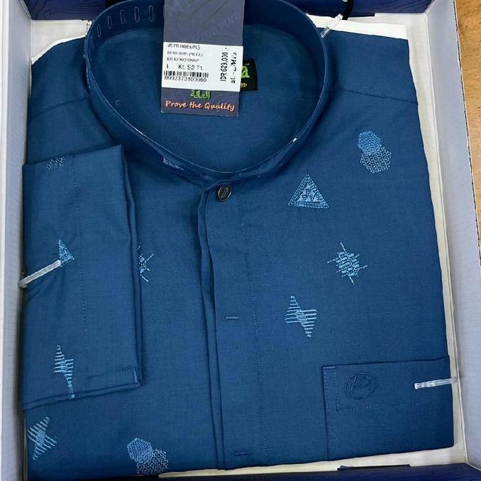 New Koko Al Mia MT Premium Lengan Panjang - Baju Muslim Pria Katun Super Berkualitas - Bordir