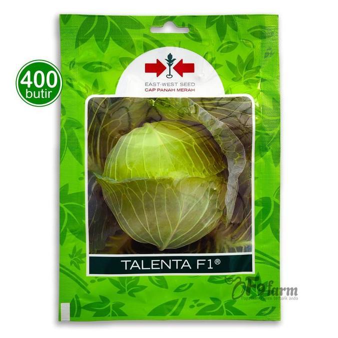Benih Kubis Talenta F1 Bibit Kol Hijau 400 Butir Cap Panah Merah