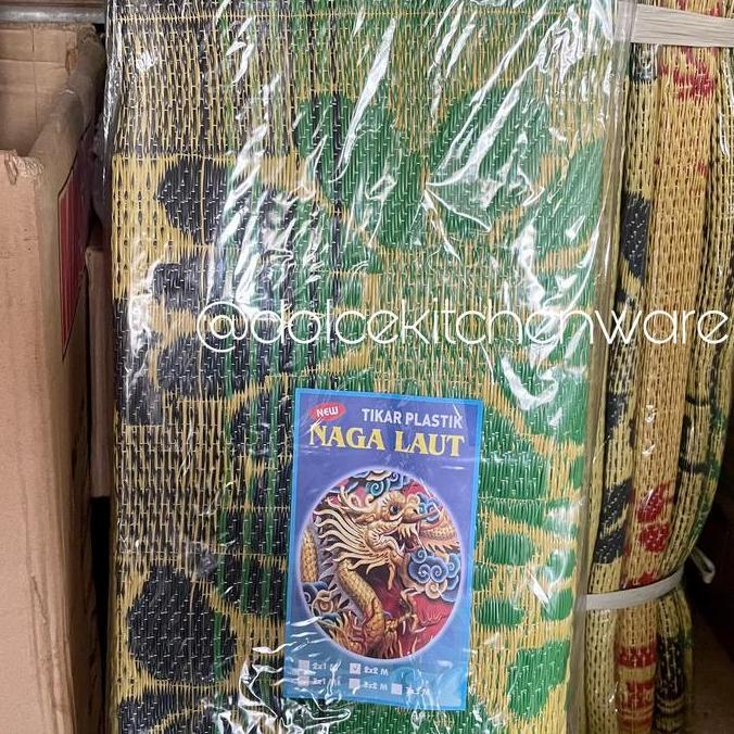 SUPER HEMAT - Tikar Lipat Plastik Cap Naga 2x2 meter