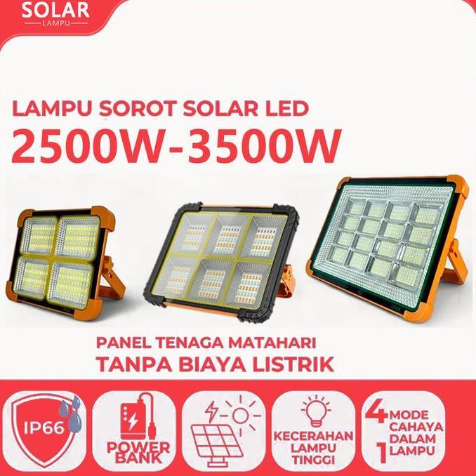Lampu Solar lampu perkemahan Anti air hujanUntuk mengisi daya telepon Tenaga Surya Solar Cell Solar 