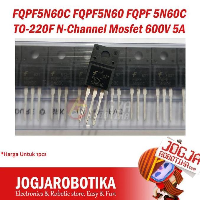 NARBU FQPF5N60C FQPF5N60 FQPF 5N60C 5N60 TO-220F N-Channel Mosfet 600V 5A
