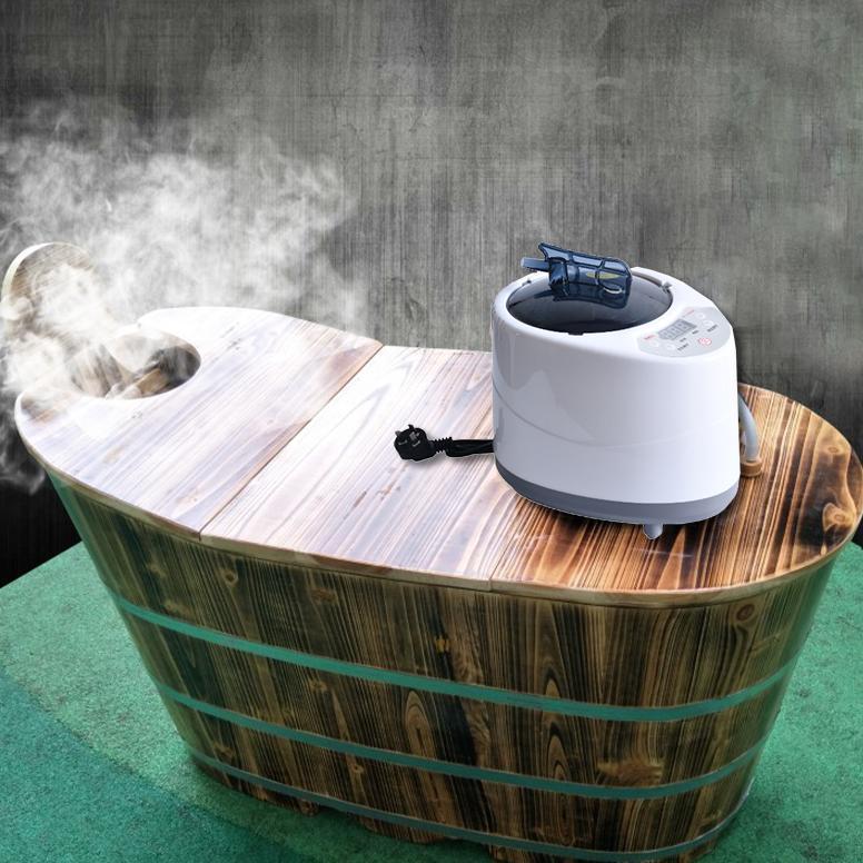 BESTPROMO Mesin Sauna Portable 3.0L Mesin Steam Sauna Alat Steam Sauna Alat Spa Alat Mandi Uap