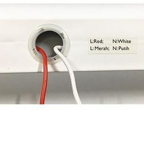 KAP LAMPU TL LED PHILIPS LED T8 RUMAH LED TL ECOFIT PHILIPS 8W BN015C
