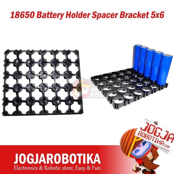 CORELA Tempat Baterai 18650 Battery Holder Spacer Bracket 5x6