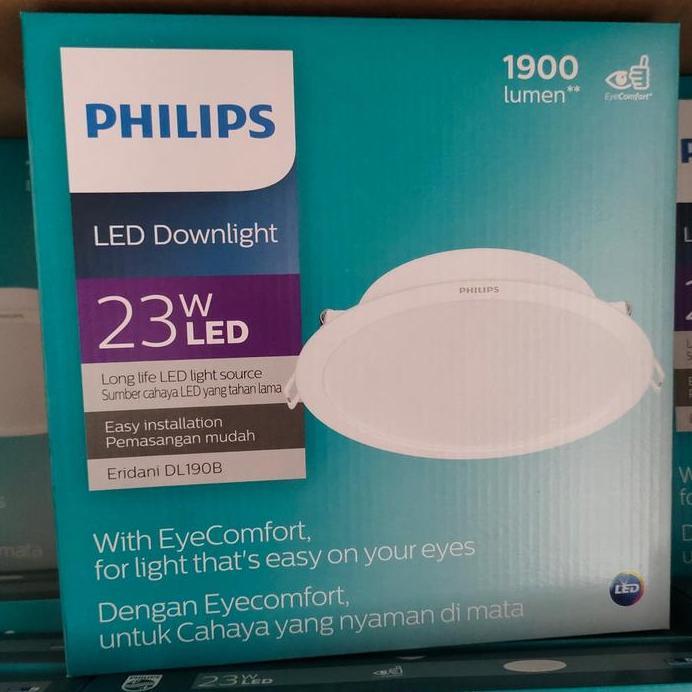Downlight LED Eridani Philips 22 Watt cahaya putih 22 W