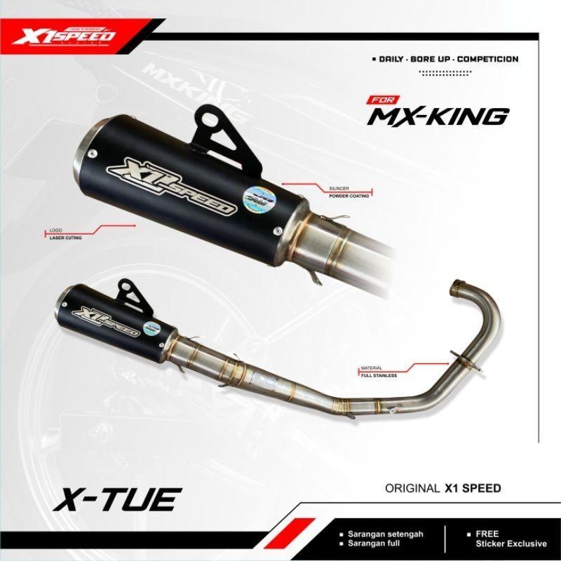 Knalpot Original X1 Speed For Mx King,Mx New,Mx Old Type Roadrace
