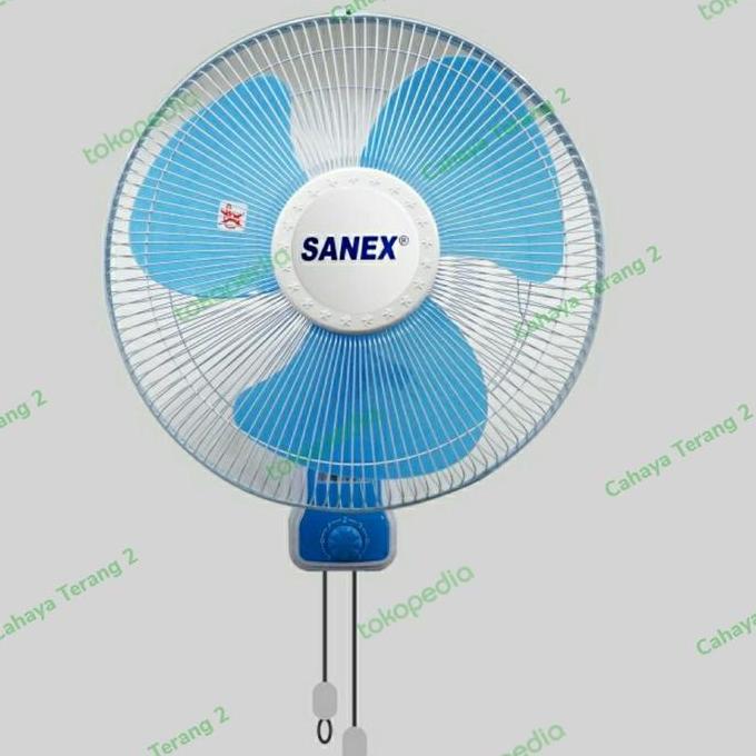 TERLARIS KIPAS ANGIN DINDING / KIPAS ANGIN TEMBOK - WALL FAN SANEX 16 INCH