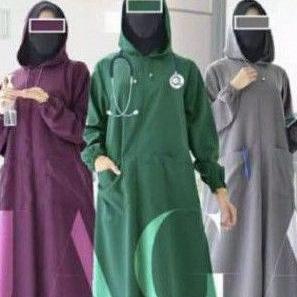 Terlaris Baju Surgical Gown Apd Gown Hoodie Jubah Kerja Wanita Bedah Operasi Rumah Sakit - Waterproo
