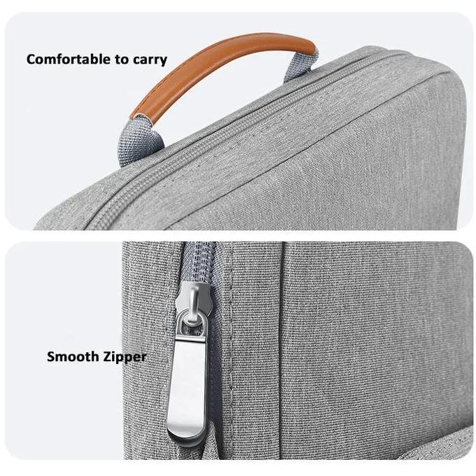 NARBU Tas Laptop 11 Inch Jinjing & Selempang Desain Simpel, Banyak Ruang, Anti Air, Universal untuk 