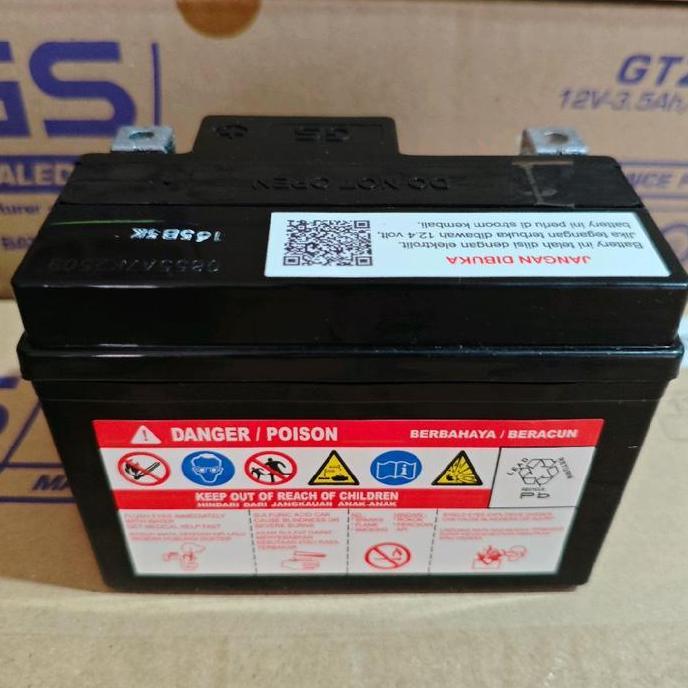 Aki Gs Astra Gtz4V Utk Honda Beat, Vario 110, Scoopy, Revo