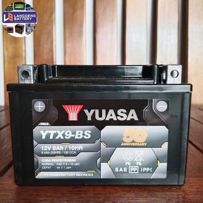 Aki / Accu Motor Yuasa Ytx9 Kawasaki Ninja 250 Fi