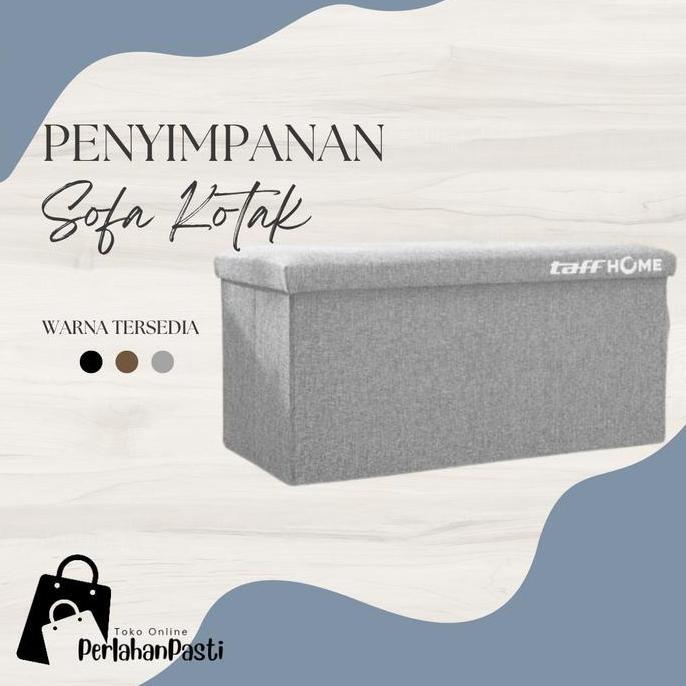 Extra Besar Storage Stool Sofa Lipat Box Container Kotak Penyimpanan