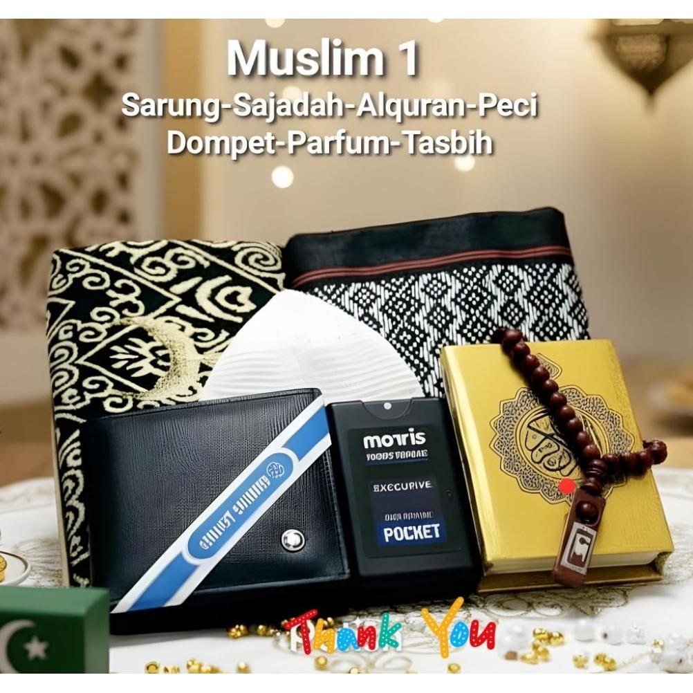 Paket Hampers Peralatan sholat cowok|gift box alat sholat cowok|Kado ulang tahun alat sholat cowok