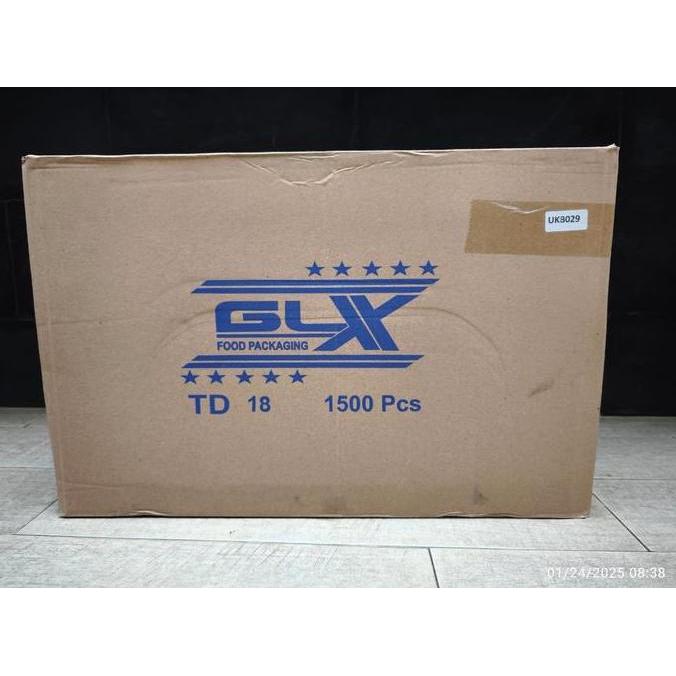 Sekat Mika 18x18 Putih Susu Nasi Sekat 4 KHUSUS 1 dus isi 1500 pcs