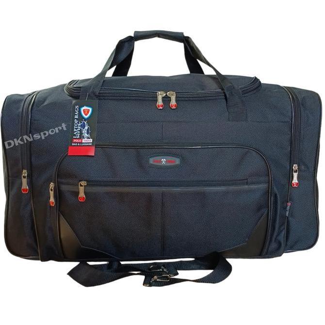 NEW TAS TRAVEL BAG SUPER JUMBO 80L POLO TEBAL KUAT CANVAS ORI