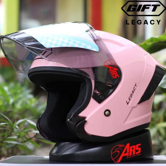 NEW HELM GIFT LEGACY HELM SOLID TERBARU KEREN PRIA WANITA SNI ORIGINAL ORI