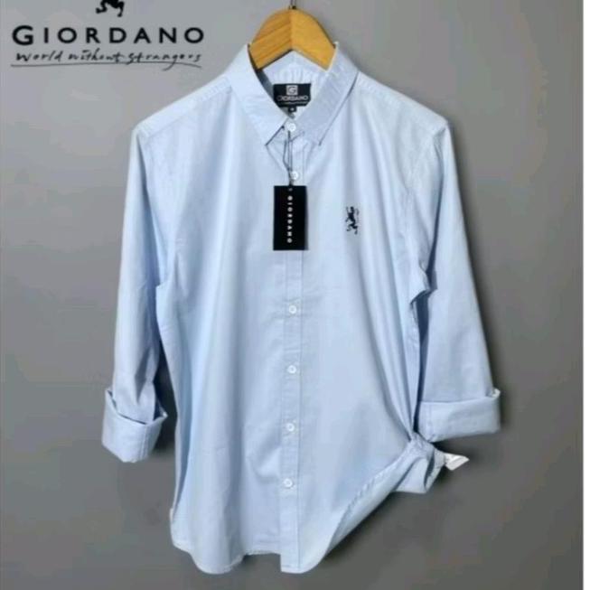 Kemeja Pria Giono 3D Slim Fit Kemeja Panjang Pria Casuall