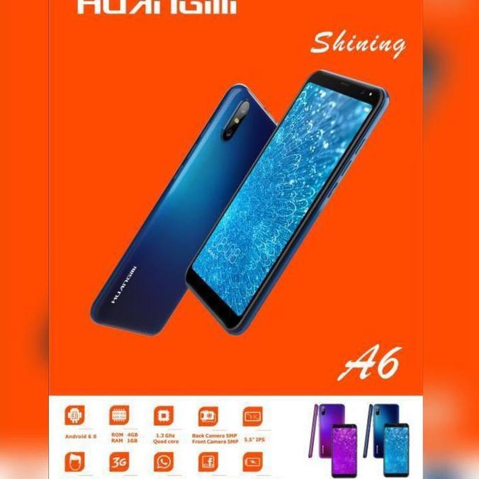 Gavanazz - HUANGMI A6 - 3G RAM 1GB Layar 5.5 Inch Fullview Kamera 5MP Bluetooth Android 6.0 Garansi 