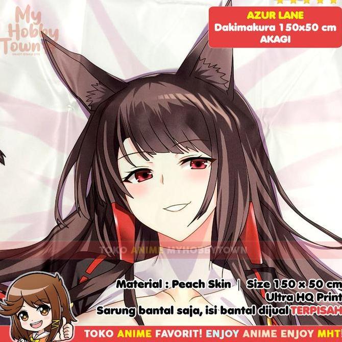 Sarung Bantal Anime Dakimakura Azur Lane : Akagi murah