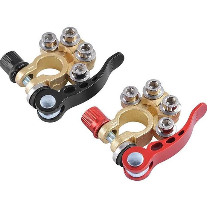 Terminal Kepala Aki Klem Aki Mobil paduan Adaptor Kepala Aki Mobil Kepala Terminal Aki Mobil