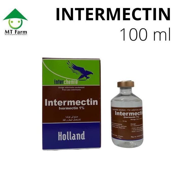 Obat Kutu Obat Scabies Obat Skabies Hewan INTERMECTIN 50 ml Injeksi