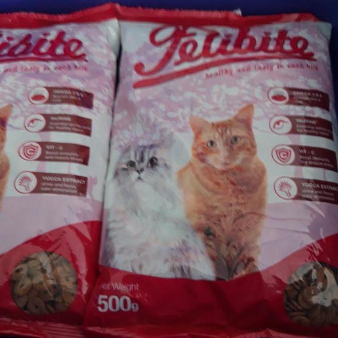 Felibite Paket 5 kg ( 500 gr x10) frespack Makanan Kucing