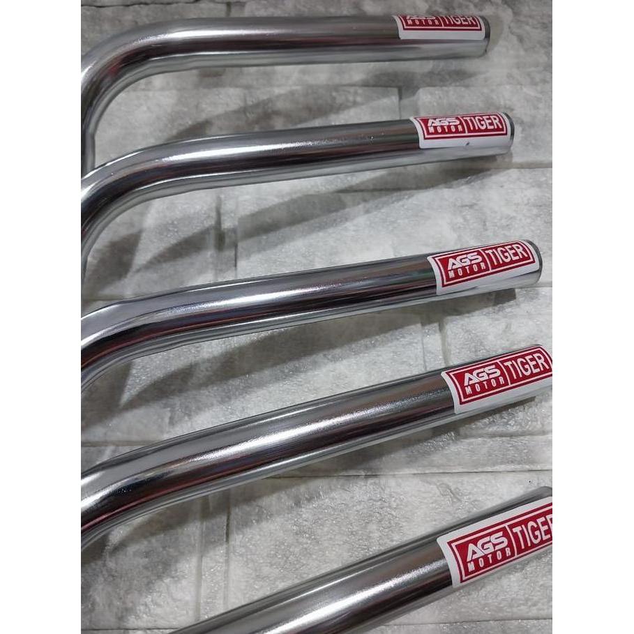 Stang Tiger 15 cm croum/Stang Variasi croum original all motor