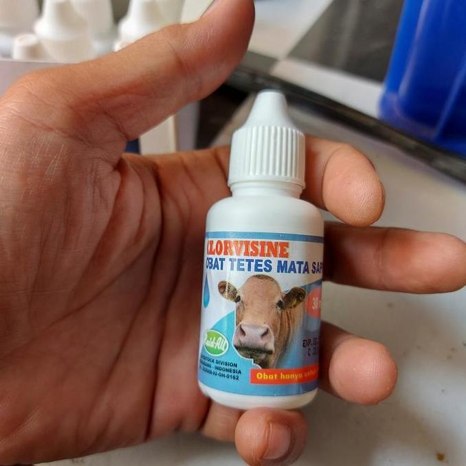 CLORVISINE OBAT tetes MATA SAPI dan Kambing
