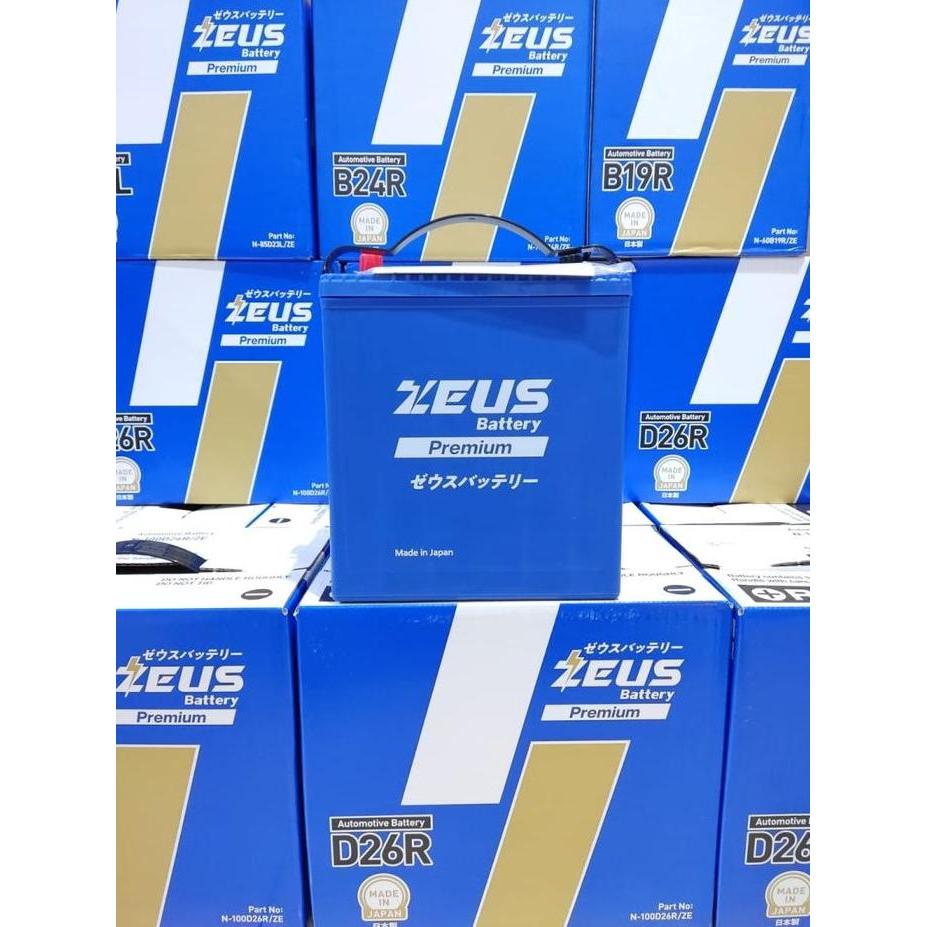 Aki Mobil Datsun Go NS40ZL Zeus Battery Calcium Power Aki kering