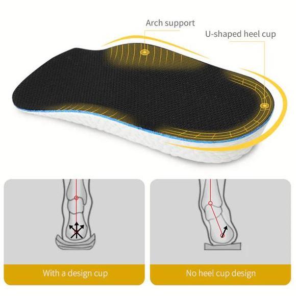 New INSOLE PENINGGI BADAN SOL SEPATU PENINGGI ALAS SEPATU PRIA DAN WANITA