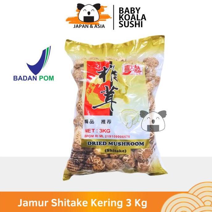 Jamur Shitake Kering Hioko Mushroom 3 Kg | Xianggu Import