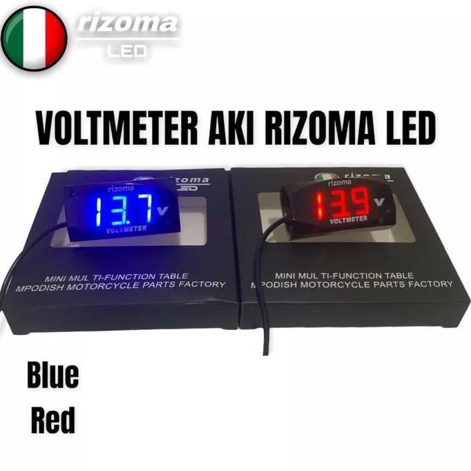 Volt Meter Motor Volt Meter Aki Digital Alat Pengukur Aki Motor