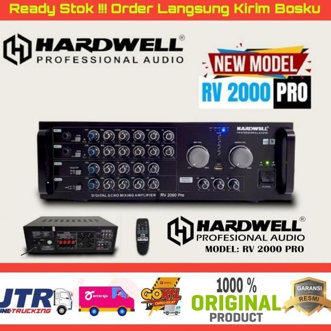 Best Seller Amplifier Hardwell Rv 2000 Pro Original Professional Audio Hardwell