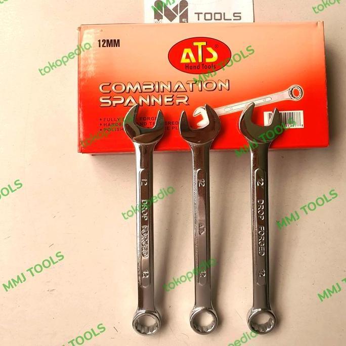 Ready Kunci ring pas ATS 12mm - ATS Combination Spanner - ATS kunci ring pas