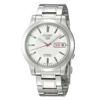 Jam Tangan Pria SEIKO Automatic Strap Rantai Silver SNK789K1 Original