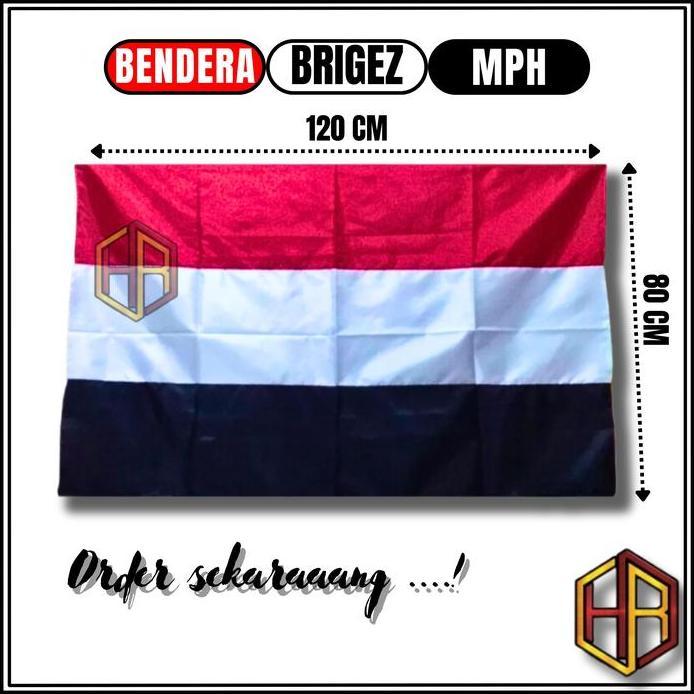 Bendera Brigez MPH Poliester Peles Berkualitas Tinggi, Desain Menarik dan Tajam