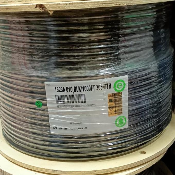BELDEN COAXIAL RG-11 1523A BLACK CATV Video
