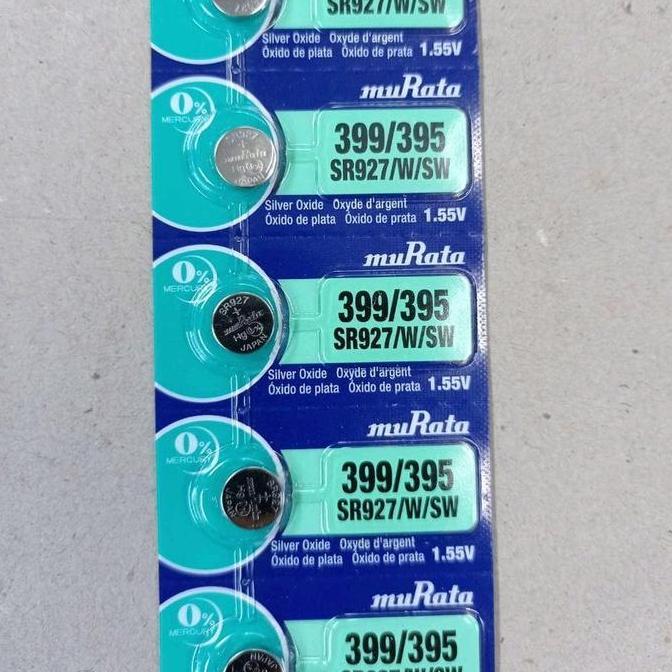 (COD) HARGA GROSIR - Baterai Murata 399|395 SR927W|SW Original / Perbutir / Batre 0% Mercury / Batu 
