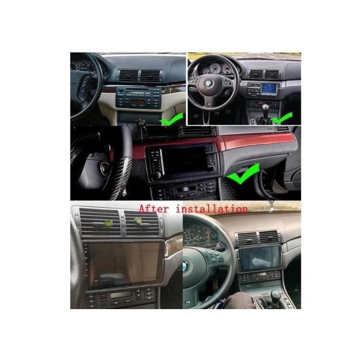 S_NET FRAME HEADUNIT ANDROID 7 INCH / 9 INCH / 10 INCH BMW 3 E46 M3 1998 - 2006