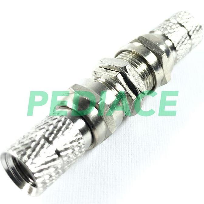 Jack Sambung Kabel Antena TV Drat Set Aluminium (Taiwan)