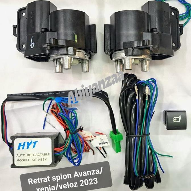 KOMPONEN SUSPENSI MOBIL] AUTO RETRACT SPION MIRROR + MODUL TOYOTA AVANZA XENIA VELOZ 2022 PART REPLA