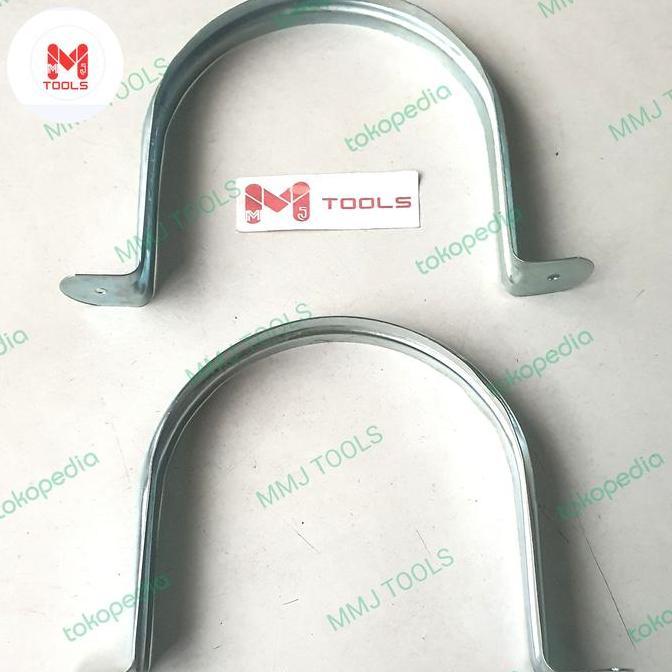 Ready Klem Pipa Besi 4" VOXY - Klem Pipa Galvanish - Kleman Pipa Omega