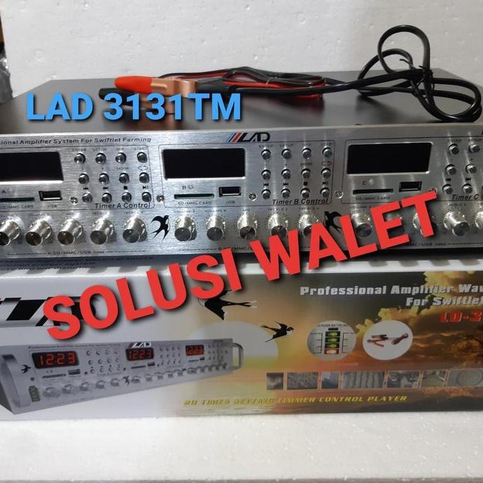 Kualitas Terjamin Ampli Walet Lad 3131 Tm Amplifier Walet 3 Player 6 Channel