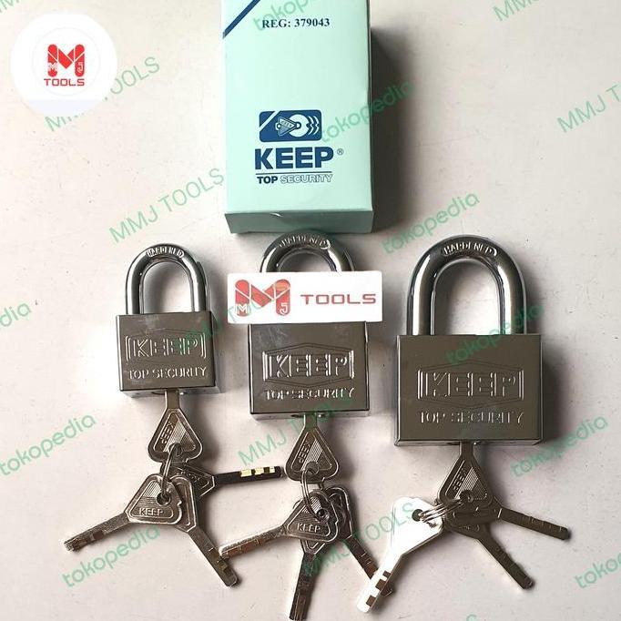 Ready Gembok KEEP 60mm Pendek- KEEP Top Security Lock-KEEP Gembok stainless