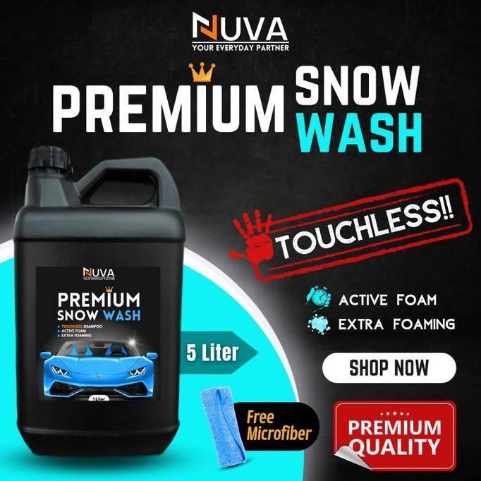(ADA) NUVA - 5 Liter Premium Snow Wash Touchless Shampo Mobil Motor Touchless