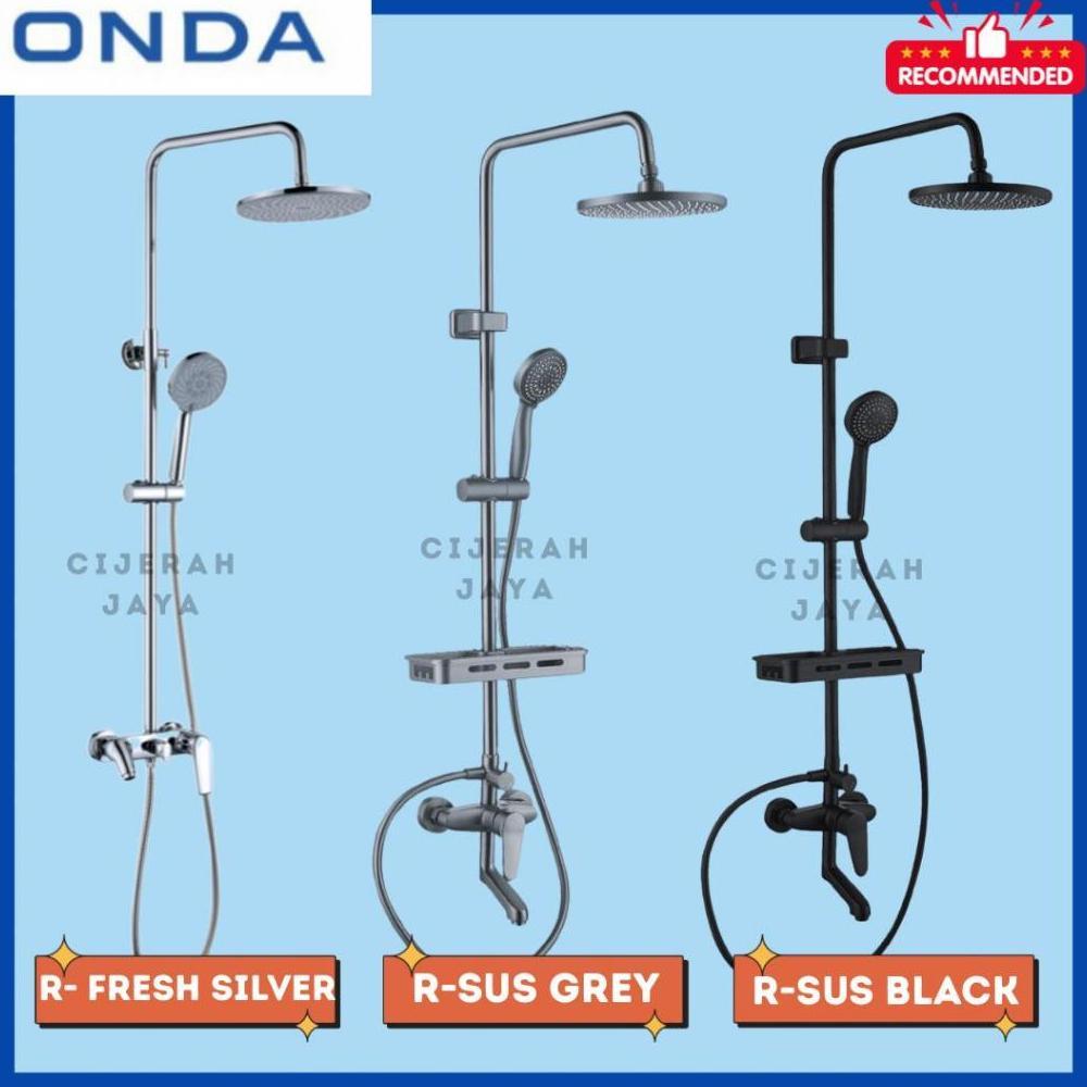 SHOWER COLOUMN SET ONDA R-FRES / SHOWER TIANG PANAS DINGIN ONDA PREMIUM / SHOWER COLOMN PANAS DINGIN